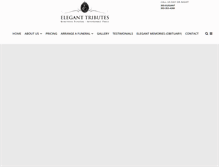Tablet Screenshot of eleganttributes.com
